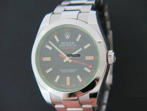 Fantastic Replicas Rolex Milgauss 116400gv Automatic Movement 40mm Steel Case Mens/unisex Watch