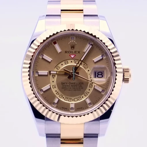 Suitable Replica Rolex Sky-dweller 326933 Automatic Movement 42mm Gold/steel Case Mens/unisex Watch