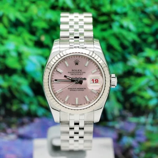 Terrific Knockoff Rolex Lady-datejust 179174 Caliber 2235 Automatic Movement 26mm Gold/steel Case Womens Watch - Image 2