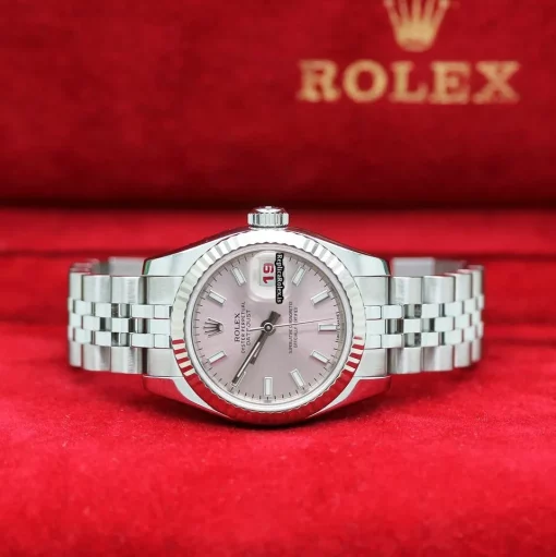 Terrific Knockoff Rolex Lady-datejust 179174 Caliber 2235 Automatic Movement 26mm Gold/steel Case Womens Watch - Image 5
