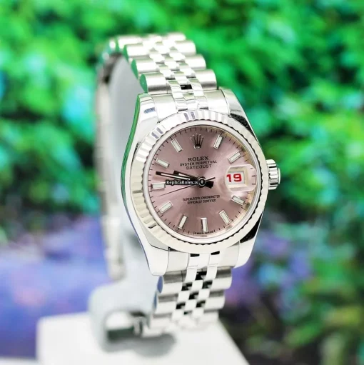 Terrific Knockoff Rolex Lady-datejust 179174 Caliber 2235 Automatic Movement 26mm Gold/steel Case Womens Watch - Image 9
