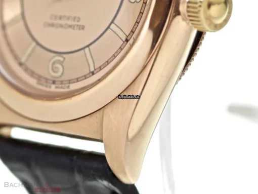 Excellent Clone Rolex Bubble Back 3372 Cosc Automatic Movement 31mm Rose Gold Case Mens/unisex Watch - Image 2