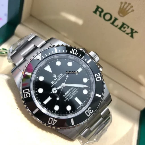 Luxury Replica Rolex Submariner 114060 Caliber 3130 Automatic Movement 40mm Steel Case Mens/unisex Watch - Image 4