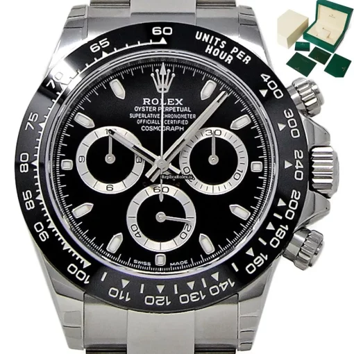 Ideal Fake Rolex Daytona 116500 Caliber 4130 Automatic Movement 40mm Steel Case Mens/unisex Watch