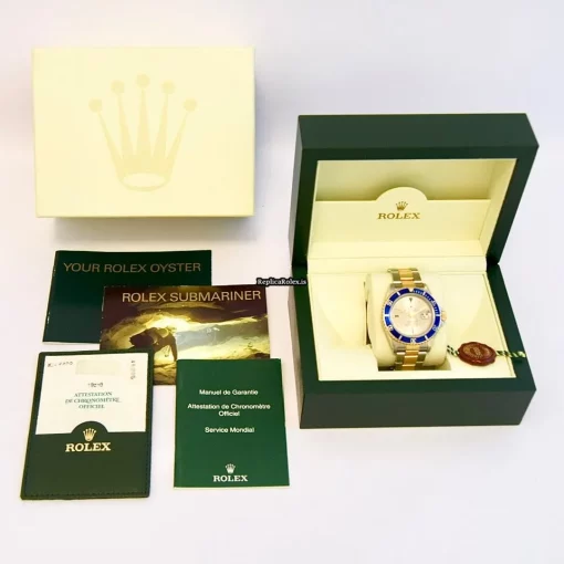 Affordable Replica Rolex Submariner Date 16613 Caliber 3135 Automatic Movement 40mm Steel Case Mens/unisex Watch - Image 5