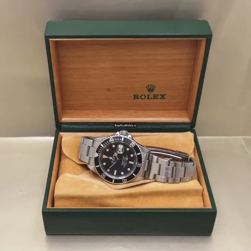 Trustworthy Replica Rolex Submariner Date 16800 Caliber 3035 Automatic Movement 40mm Steel Case Mens/unisex Watch - Image 5