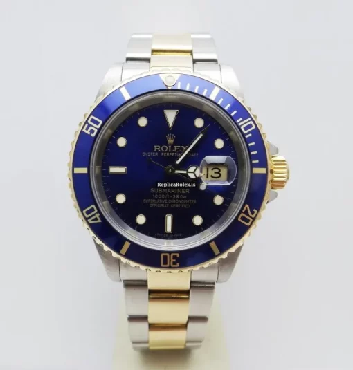 Wholesale Fakes Rolex Submariner Date 16613 Caliber 3135 Automatic Movement 40mm Gold/steel Case Mens/unisex Watch - Image 2