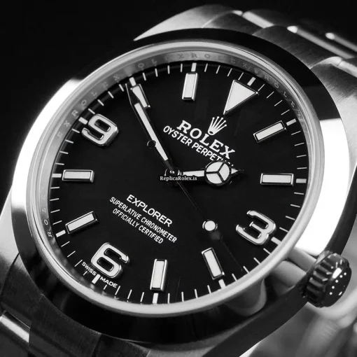Reliable Replica Rolex Explorer 214270 Automatic Movement 39mm Steel Case Mens/unisex Watch - Image 12
