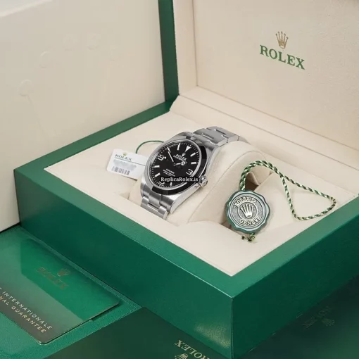 Reliable Replica Rolex Explorer 214270 Automatic Movement 39mm Steel Case Mens/unisex Watch - Image 14