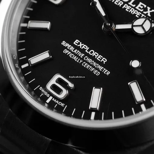 Reliable Replica Rolex Explorer 214270 Automatic Movement 39mm Steel Case Mens/unisex Watch - Image 7