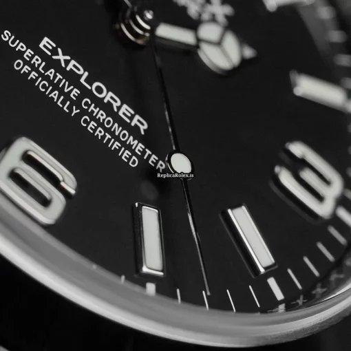 Reliable Replica Rolex Explorer 214270 Automatic Movement 39mm Steel Case Mens/unisex Watch - Image 9