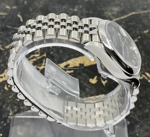 Discount Replica Rolex Lady-datejust 278240 Caliber 2236 Automatic Movement 31x37mm Steel Case Womens Watch - Image 8
