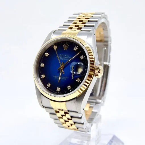 Remarkable Fake Rolex Datejust 16233 Caliber 3135 Automatic Movement 36mm Gold/steel Case Mens/unisex Watch - Image 2