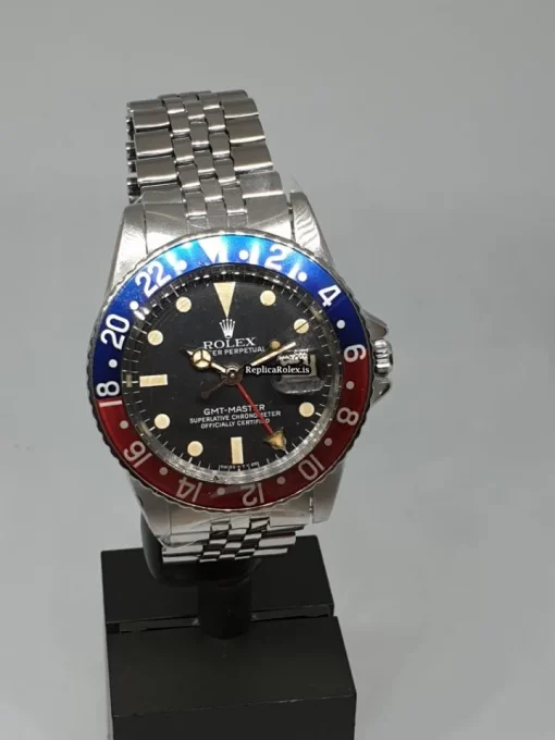 Marvellous Replica Rolex Gmt-master 1675 Caliber 1570 Automatic Movement 40mm Steel Case Mens/unisex Watch
