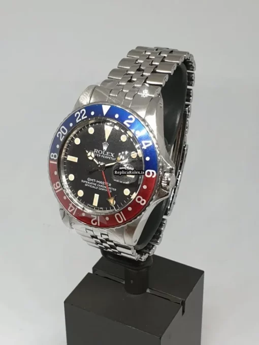 Marvellous Replica Rolex Gmt-master 1675 Caliber 1570 Automatic Movement 40mm Steel Case Mens/unisex Watch - Image 3