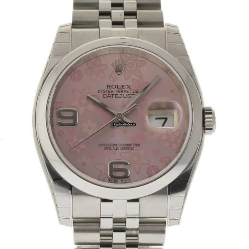 Inexpensive Fake Rolex Datejust 116200 Caliber 3135 Automatic Movement 36mm Steel Case Womens Watch