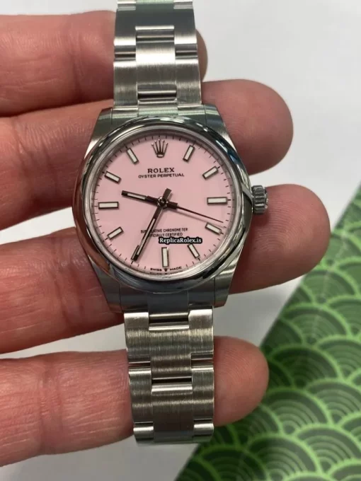 Nice Replica Rolex Oyster Perpetual 31 277200 Caliber 2232 Automatic Movement 31mm Steel Case Womens Watch - Image 4