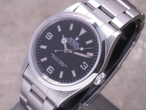 Stylish Replica Rolex Explorer 14270 Caliber 3000 Automatic Movement 36mm Steel Case Mens/unisex Watch - Image 8