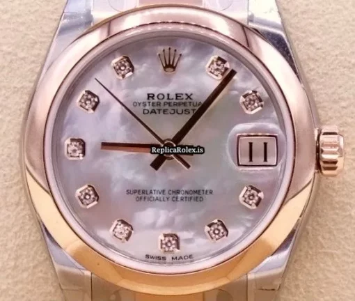 Epic Replicas Rolex Lady-datejust 178241 Automatic Movement 31mm Gold/steel Case Womens Watch