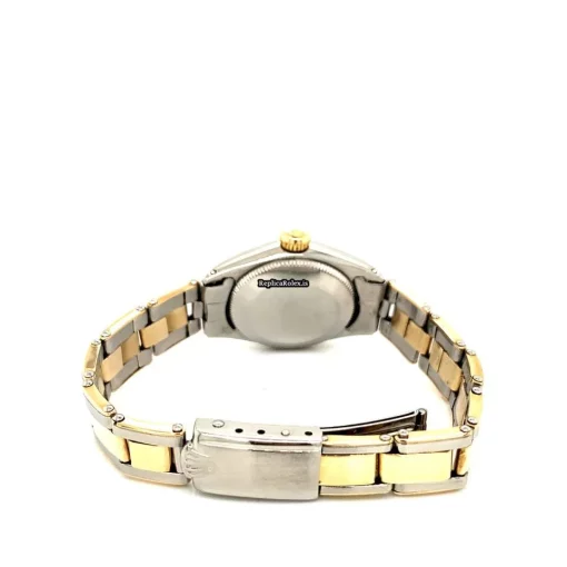 Superb Fake Rolex Oyster Perpetual 1966 Manual Winding Movement 24x27mm Gold/steel Case Womens Watch - Image 7