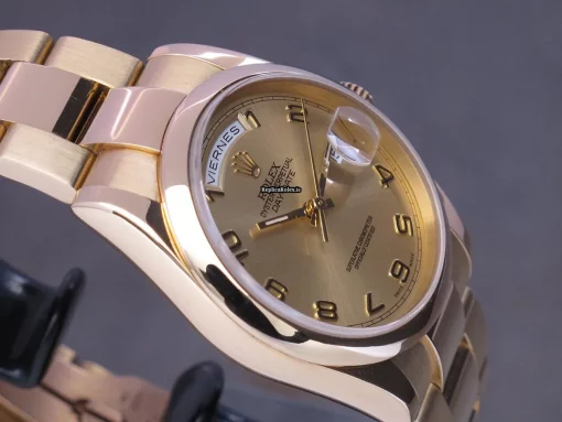 Top Fake Rolex Day-date 36 118208 Caliber 3155 Automatic Movement 36mm Yellow Gold Case Mens/unisex Watch - Image 12