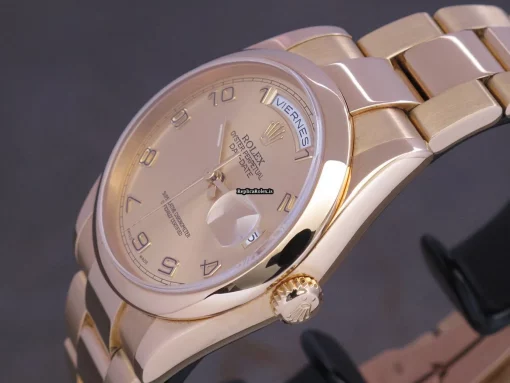 Top Fake Rolex Day-date 36 118208 Caliber 3155 Automatic Movement 36mm Yellow Gold Case Mens/unisex Watch - Image 13