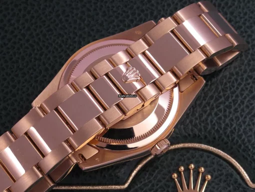 Top Fake Rolex Day-date 36 118208 Caliber 3155 Automatic Movement 36mm Yellow Gold Case Mens/unisex Watch - Image 4