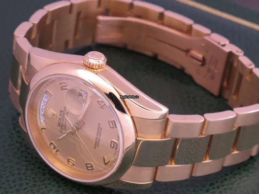 Top Fake Rolex Day-date 36 118208 Caliber 3155 Automatic Movement 36mm Yellow Gold Case Mens/unisex Watch - Image 7