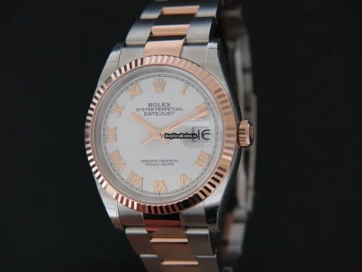 Wholesale Fake Rolex Datejust 126231 Automatic Movement 36mm Gold/steel Case Mens/unisex Watch