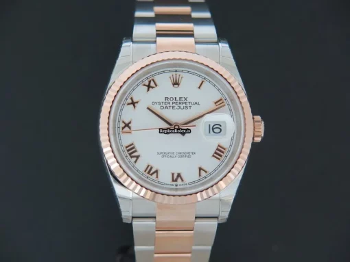 Wholesale Fake Rolex Datejust 126231 Automatic Movement 36mm Gold/steel Case Mens/unisex Watch - Image 3