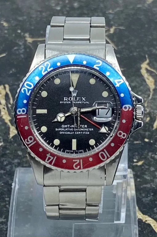 Marvellous Replica Rolex Gmt-master 1675 Caliber 1570 Automatic Movement 40mm Steel Case Mens/unisex Watch