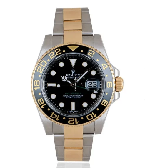High-end Replica Rolex Gmt-master II 116713ln Automatic Movement 40mm Gold/steel Case Mens/unisex Watch