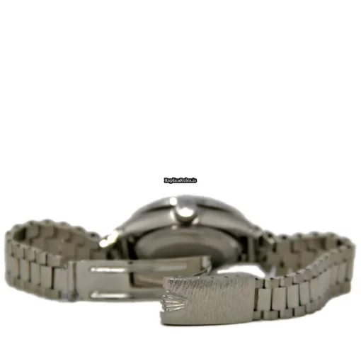 High-end Fakes Rolex Lady-datejust 6917 Automatic Movement 26mm White Gold Case Womens Watch - Image 4