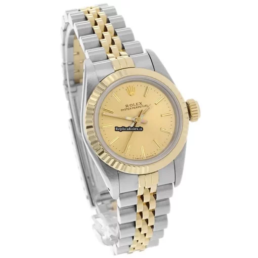 Wholesale Replica Rolex Oyster Perpetual 67193 24mm Womens Watch - Image 4