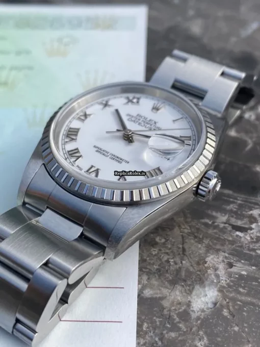 Trustworthy Replica Rolex Datejust 16220 Caliber 3135 Automatic Movement 36mm Steel Case Mens/unisex Watch - Image 10