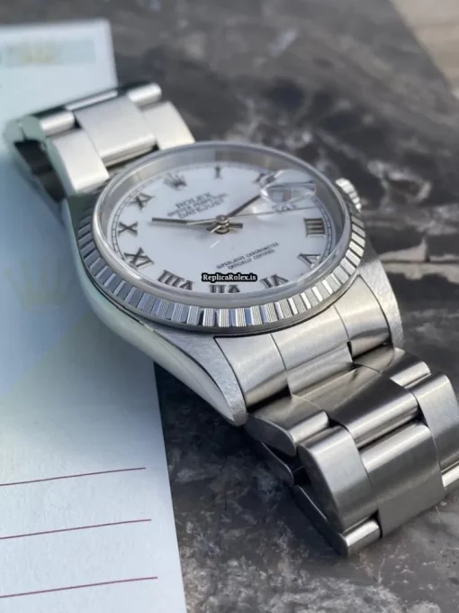 Trustworthy Replica Rolex Datejust 16220 Caliber 3135 Automatic Movement 36mm Steel Case Mens/unisex Watch - Image 11