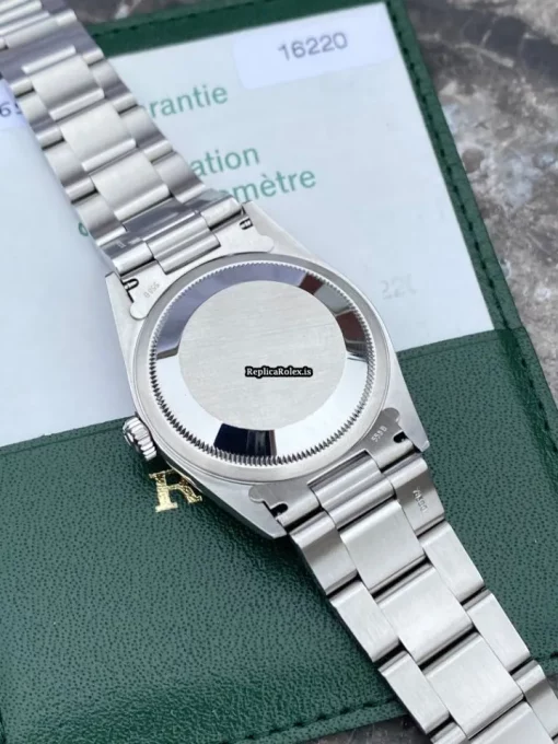 Trustworthy Replica Rolex Datejust 16220 Caliber 3135 Automatic Movement 36mm Steel Case Mens/unisex Watch - Image 12