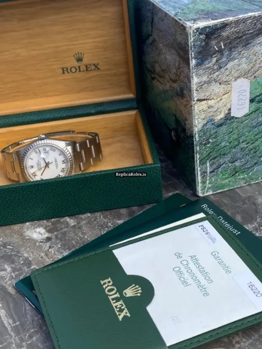 Trustworthy Replica Rolex Datejust 16220 Caliber 3135 Automatic Movement 36mm Steel Case Mens/unisex Watch - Image 5