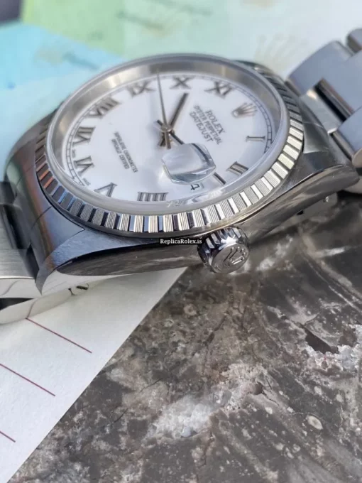 Trustworthy Replica Rolex Datejust 16220 Caliber 3135 Automatic Movement 36mm Steel Case Mens/unisex Watch - Image 8