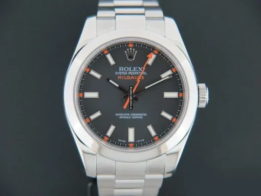 Great Replica Rolex Milgauss 116400 Automatic Movement 40mm Steel Case Mens/unisex Watch - Image 2