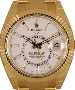 Fabulous Copy Rolex Sky-dweller 326938 Automatic Movement 42mm Yellow Gold Case Mens/unisex Watch