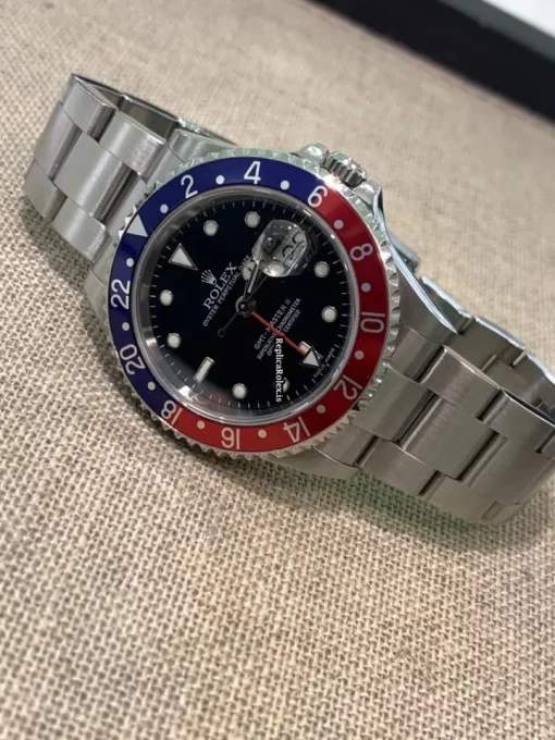 Lovely Fake Rolex Gmt-master II 16710 Caliber 3185 Automatic Movement 40mm Steel Case Mens/unisex Watch - Image 3