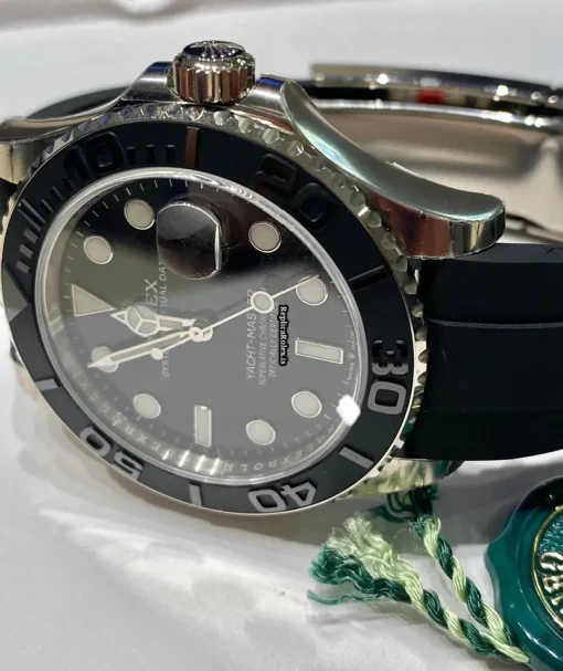 Nice Replica Rolex Yacht-master 42 226659 Caliber 3235 Automatic Movement 42mm White Gold Case Mens/unisex Watch - Image 4