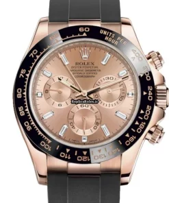 Wholesale Replica Rolex Daytona 116515ln Caliber 4130 Automatic Movement 40mm Rose Gold Case Mens/unisex Watch