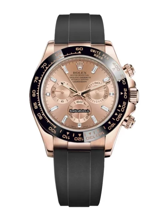 Wholesale Replica Rolex Daytona 116515ln Caliber 4130 Automatic Movement 40mm Rose Gold Case Mens/unisex Watch - Image 2
