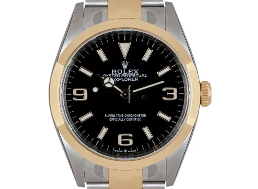 1:1 Replica Rolex Explorer 124273 Automatic Movement Gold/steel Case Mens/unisex Watch - Image 2