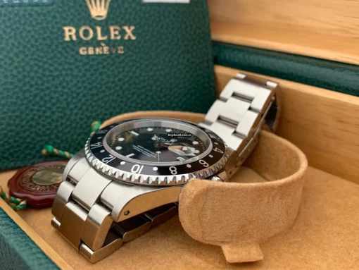Wonderful Replica Rolex Gmt-master II 16710 Caliber 3185 Automatic Movement 40mm Steel Case Mens/unisex Watch - Image 8
