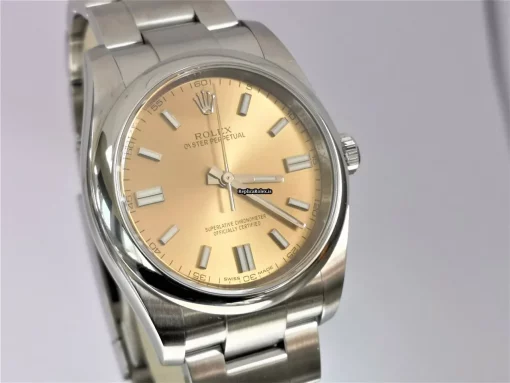 Distinctive Fake Rolex Oyster Perpetual 36 116000 Caliber 3130 Automatic Movement 36mm Steel Case Mens/unisex Watch - Image 2