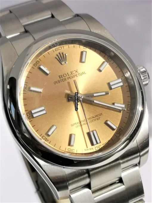 Distinctive Fake Rolex Oyster Perpetual 36 116000 Caliber 3130 Automatic Movement 36mm Steel Case Mens/unisex Watch - Image 6