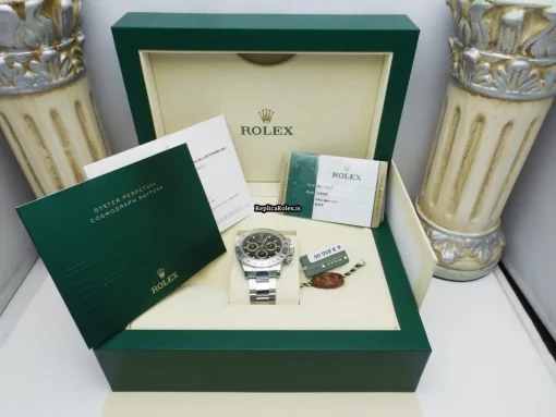 Epic Fake Rolex Daytona 116520 Caliber 4130 Automatic Movement 40mm Steel Case Mens/unisex Watch - Image 11